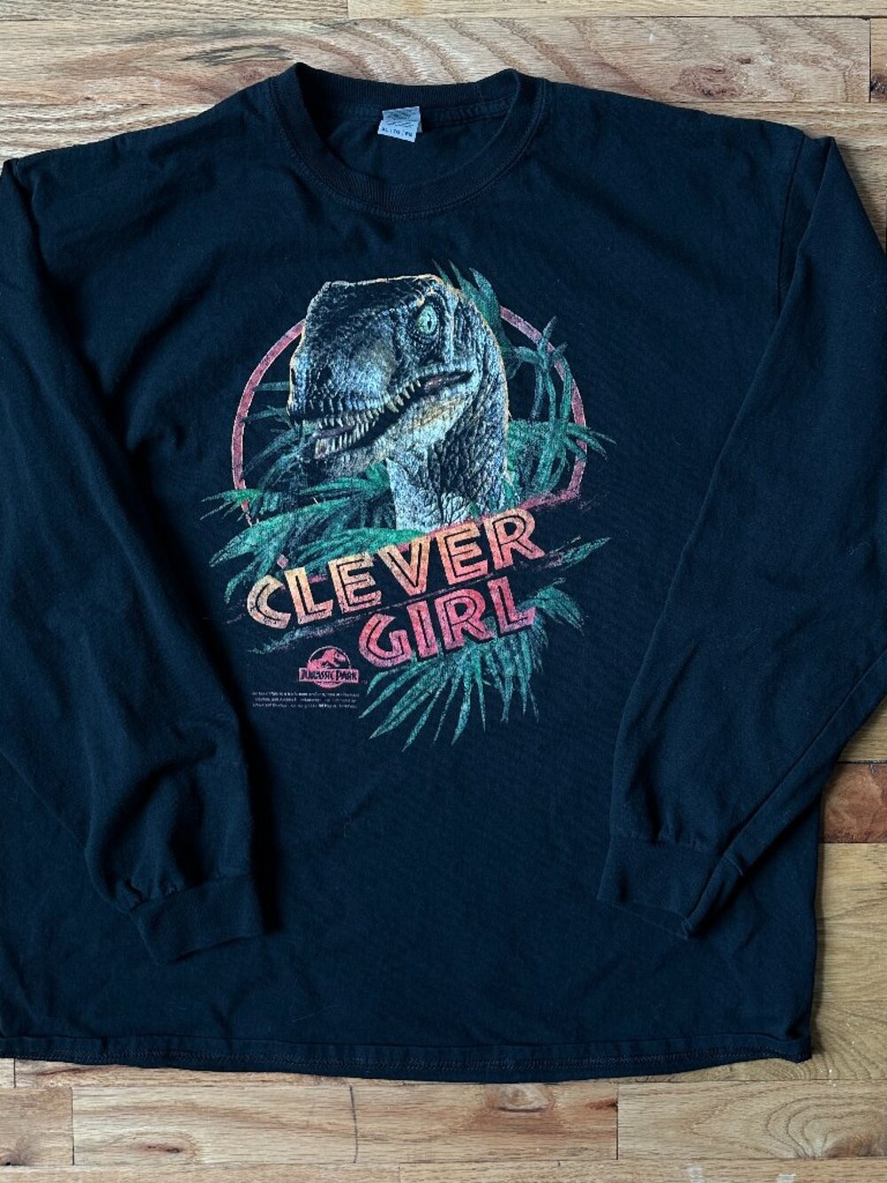 Jurassic Park Clever Girl Long Sleeve T-Shirt Sizes XL